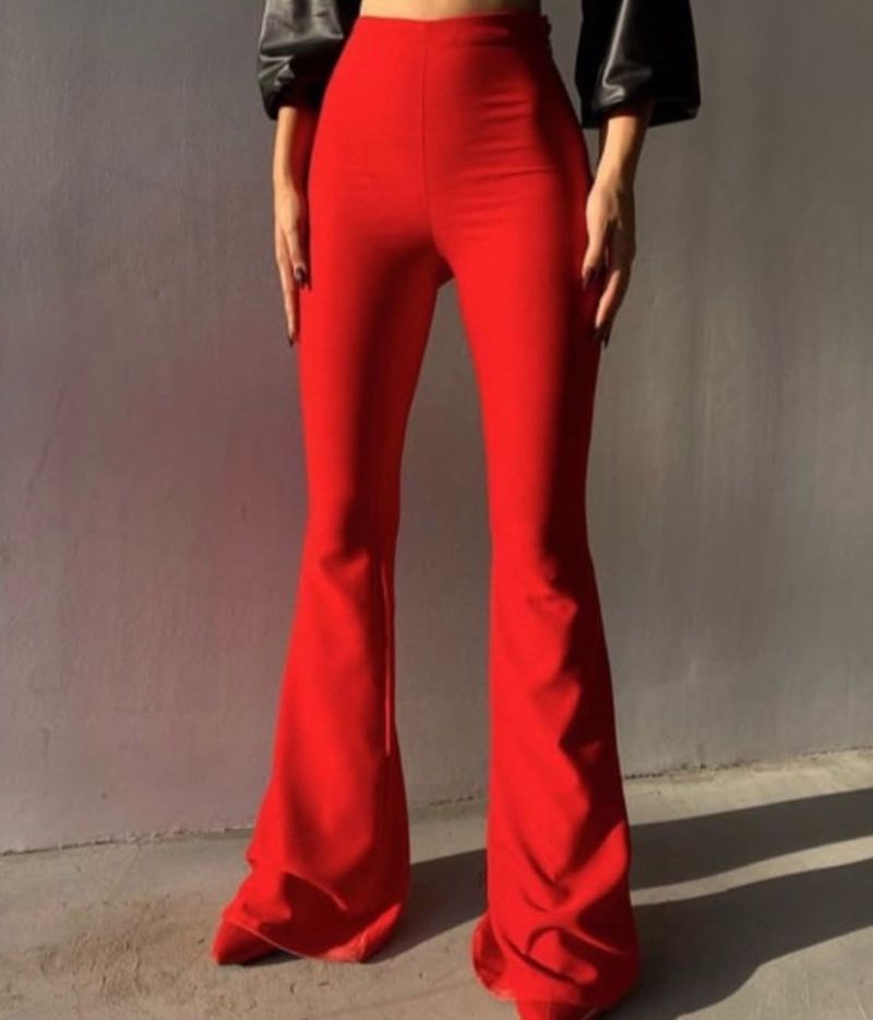 PLT Bootcut Ribbed Pants