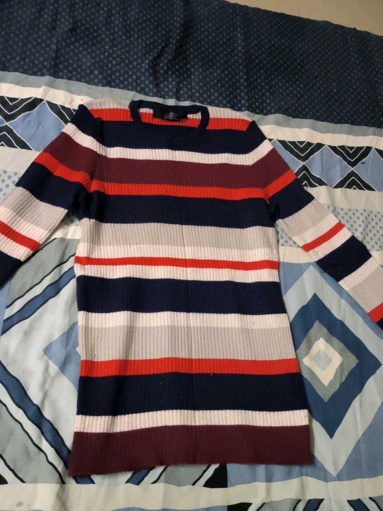 High Neck Woolen T Shirt For Girls