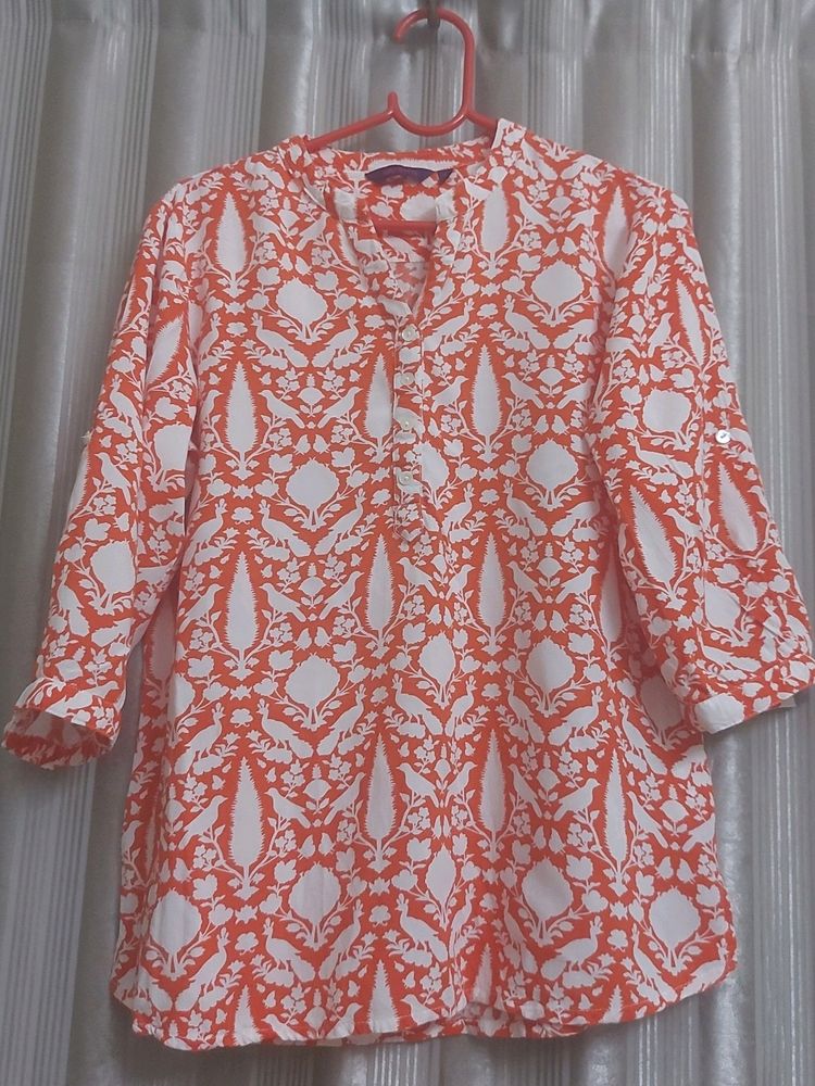 Srishti Orange Red Top