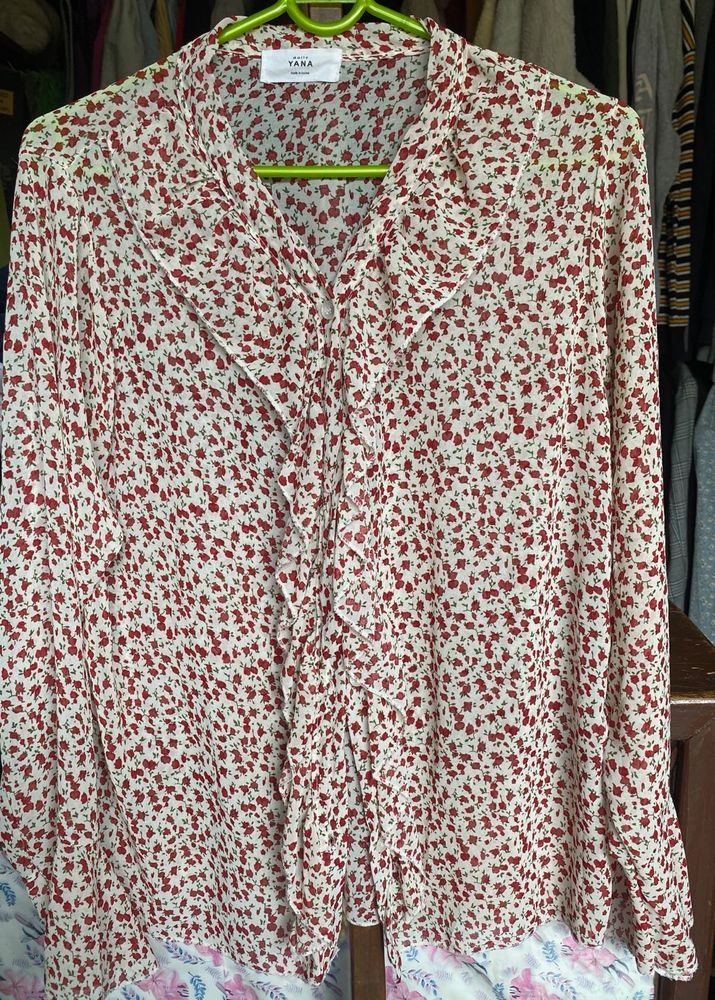 Floral korean Top