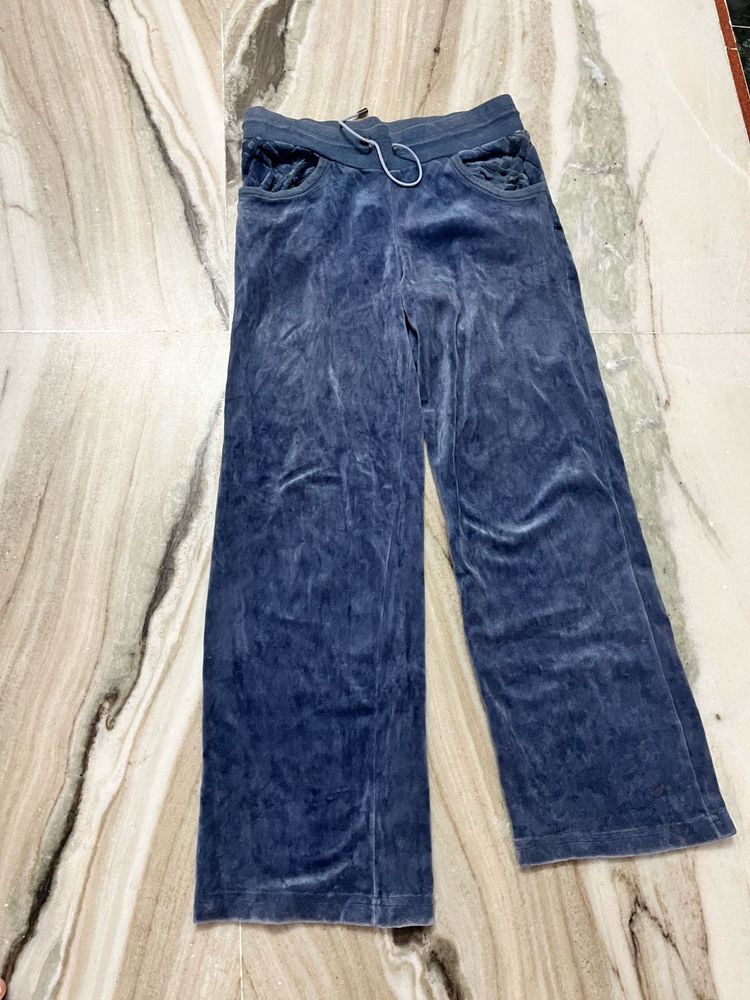 Burberry Velvet Blue Pants