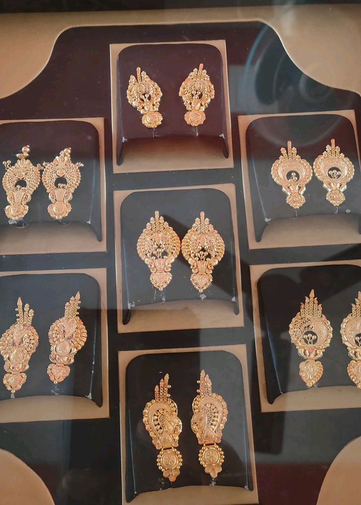 Pure Kdm 916 Gold Earrings From Our Shop