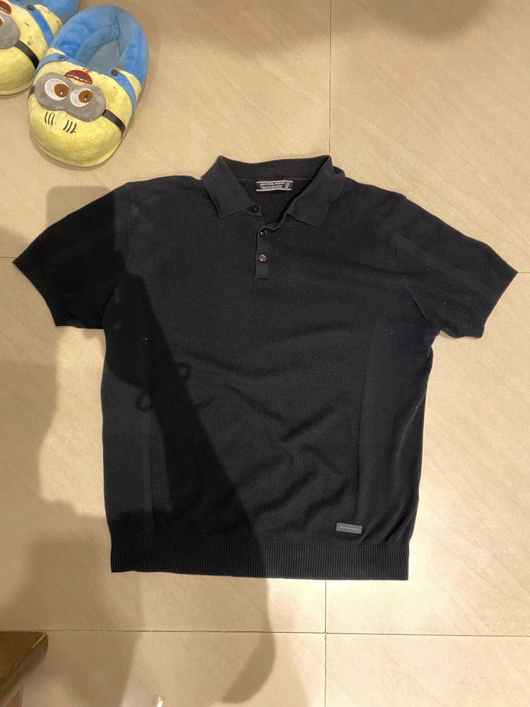 authentic Black Polo Shirt