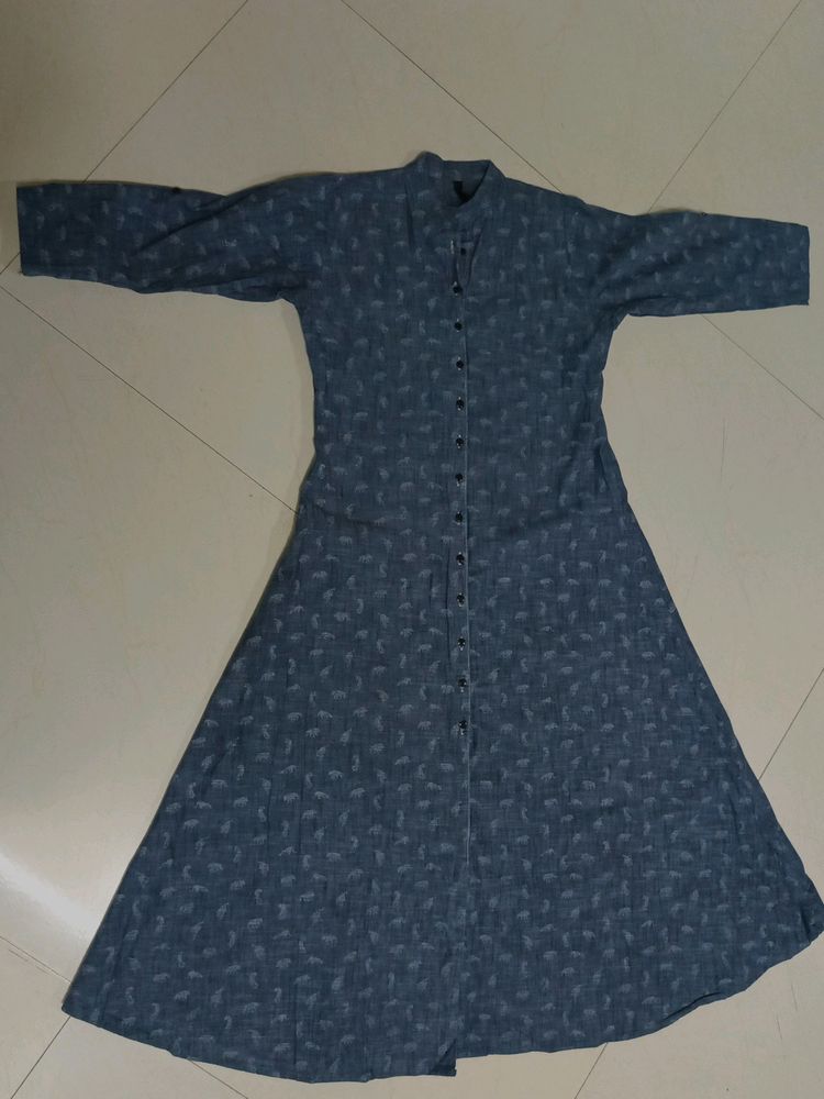 Denim Kurta