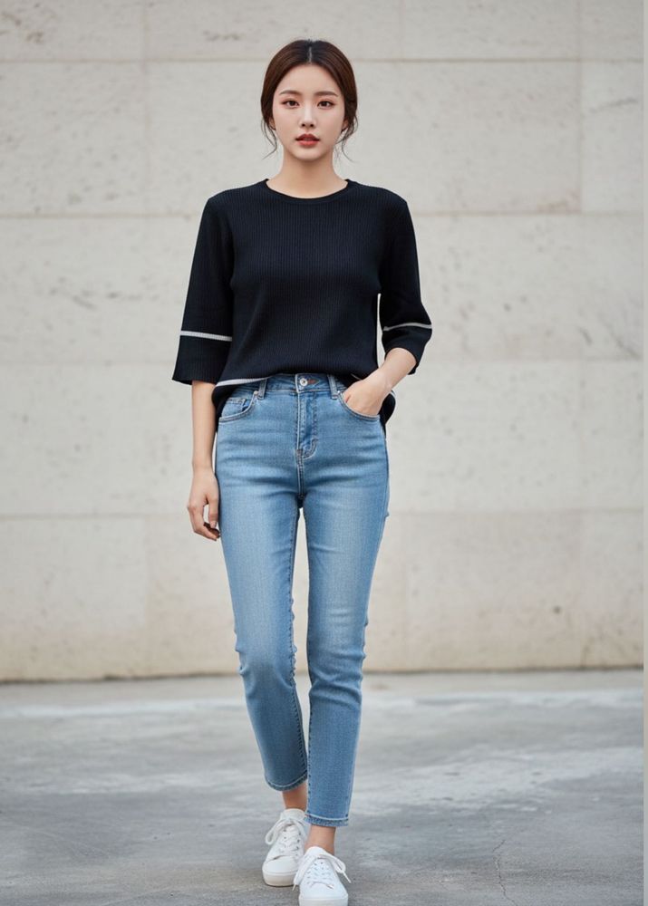 Ribbed Knit Top - Stylish &amp; Versatile