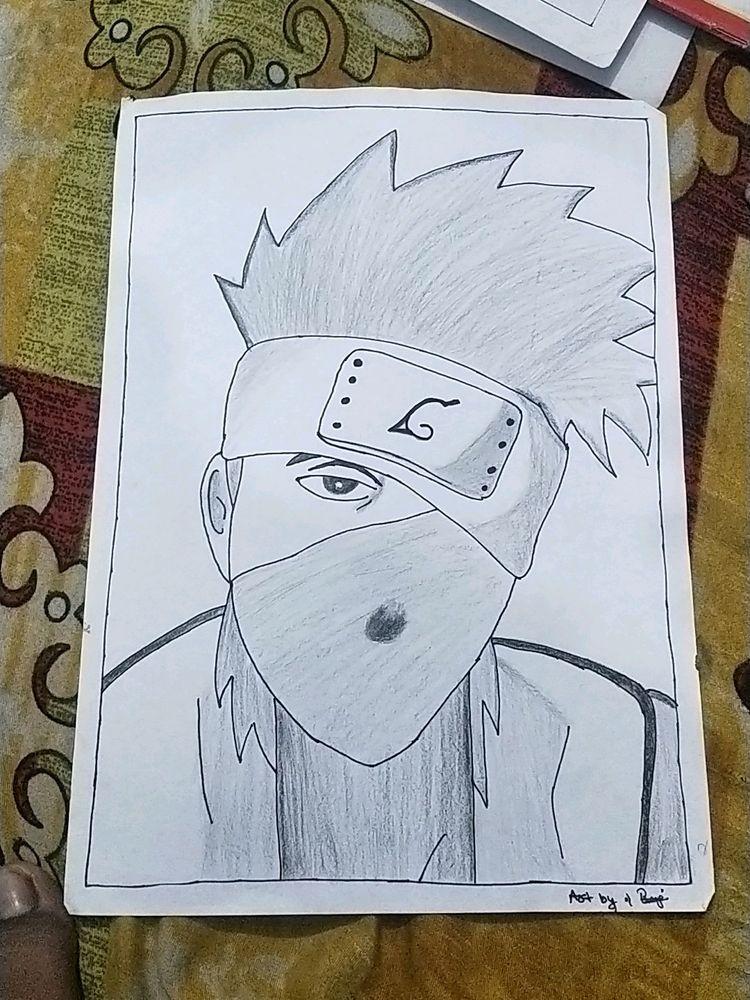 Artwork Kakashi Anime Character