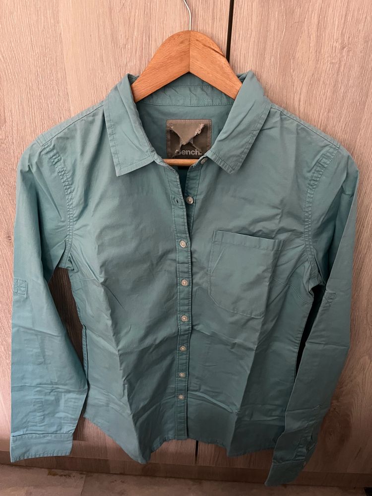 Aqua Button-Down Shirt