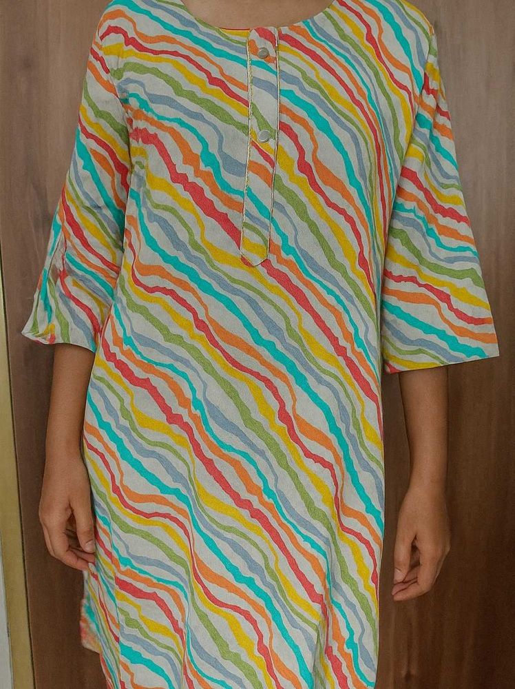 Striped Multicolor Kurta