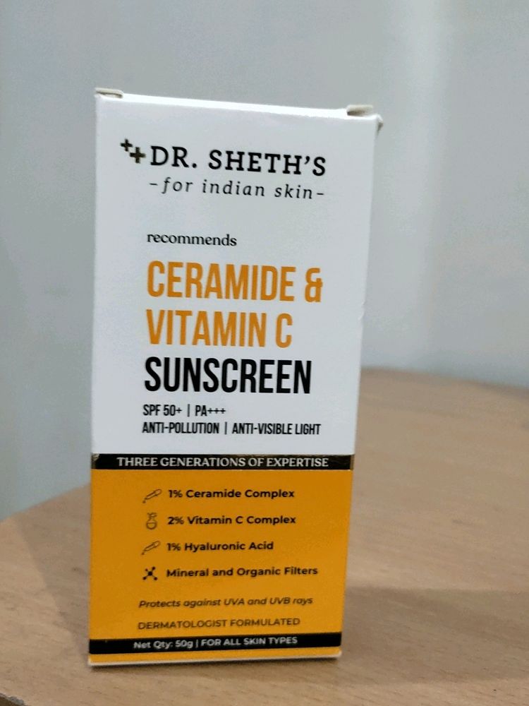 Dr. Sheth&#39;s Ceramide &amp; Vitamin C Sunscreen