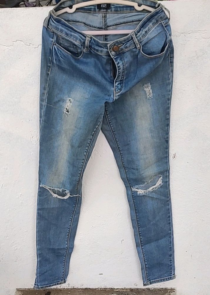 Distressed Jeans