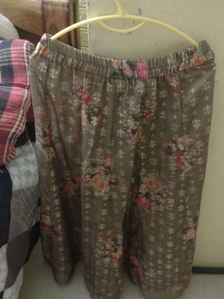 Floral Print Palazzo Pants