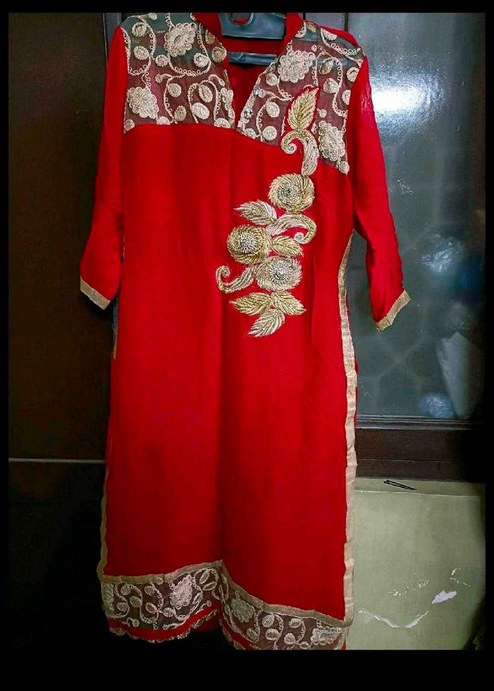 Combo Of 3 Party Wear Heavy Kurtis In Xl Size