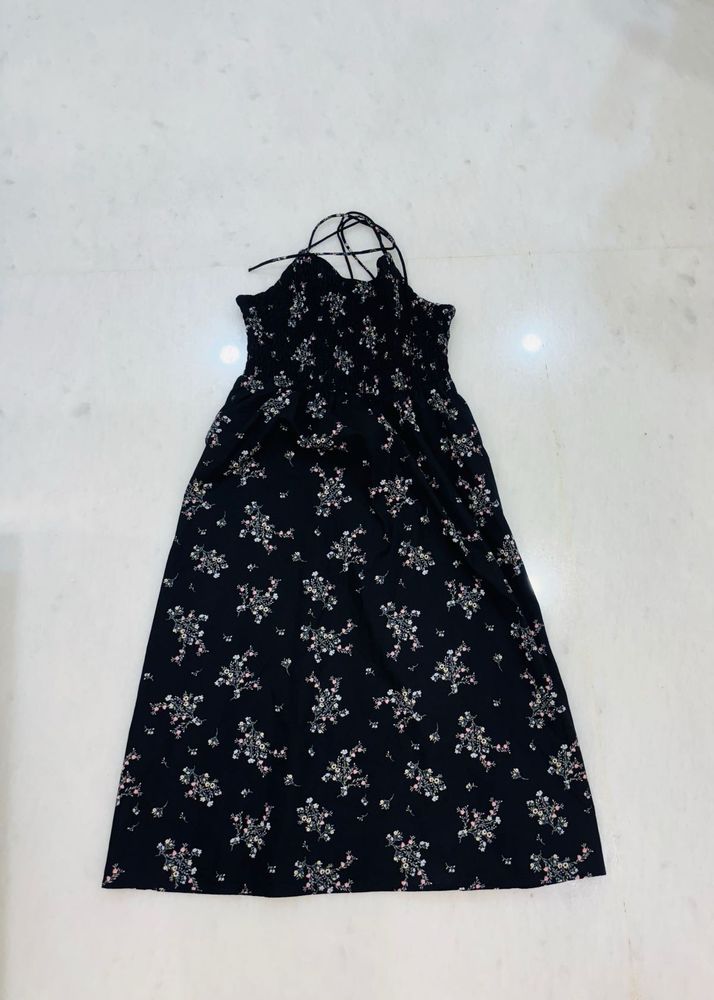 Floral Print Midi Dress