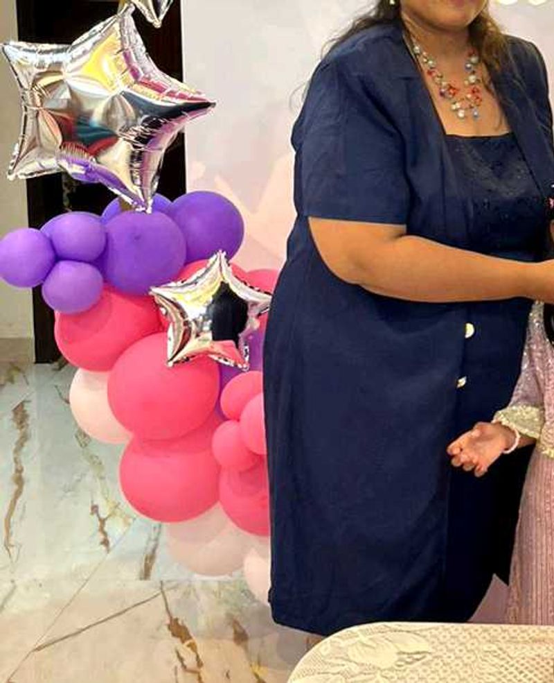 Vintage Navy Dress With Attached Blazer