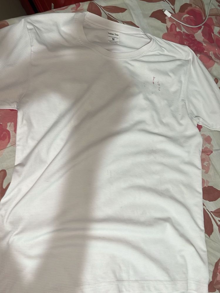 White Sports T-Shirt