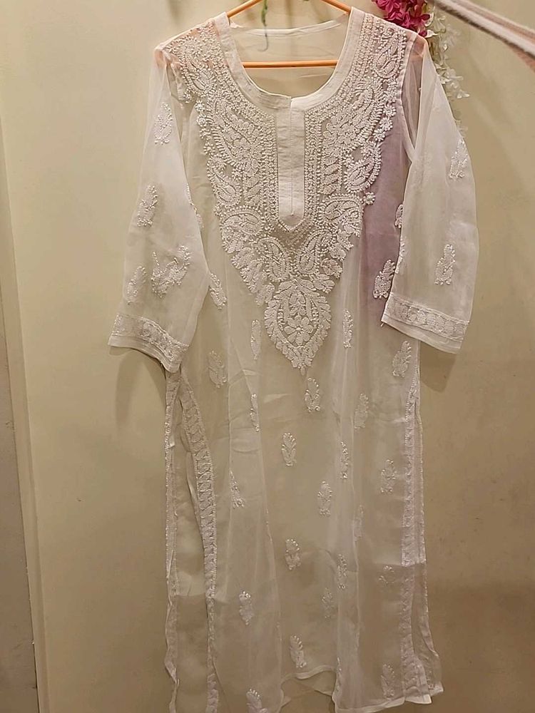 Elegant White Kurta