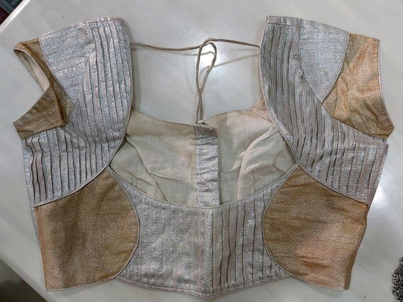 Silver Designer Blouse