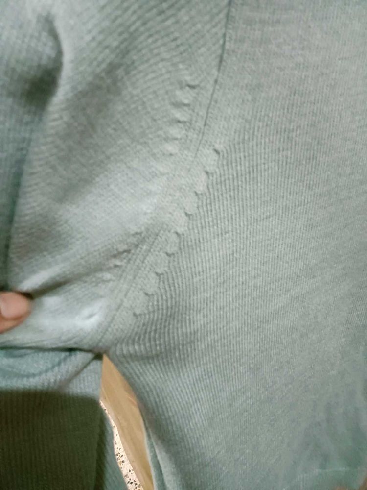 Light Green Knit Sweater