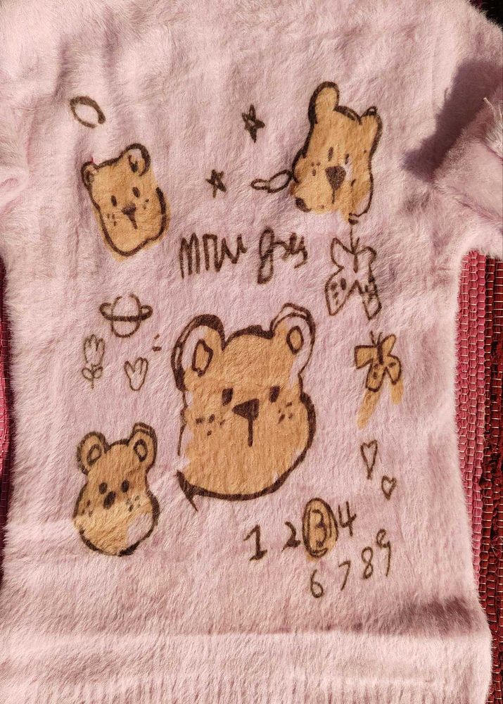 Korean Cute Bear Print sweater