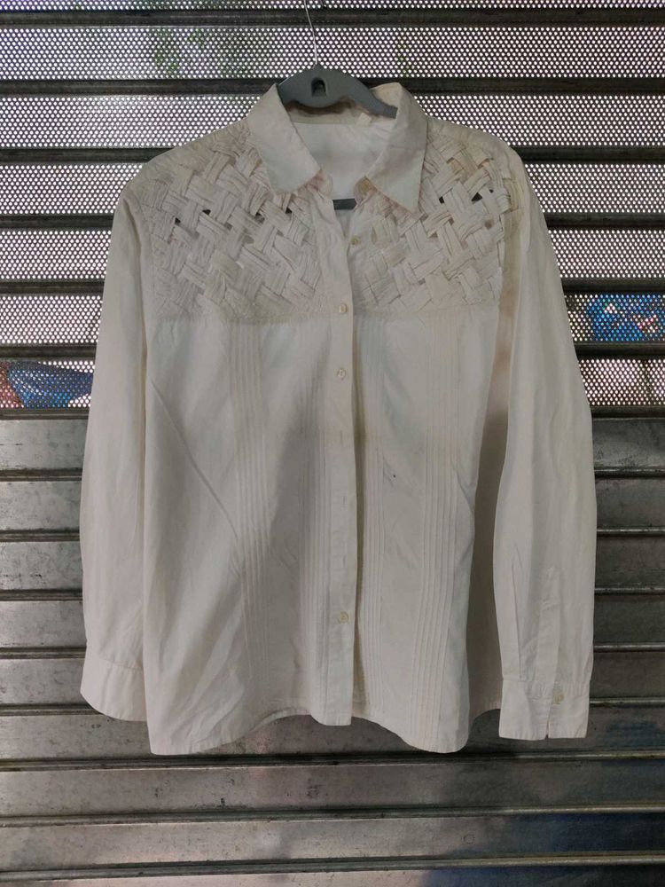 Semi Casual Classic White Shirt