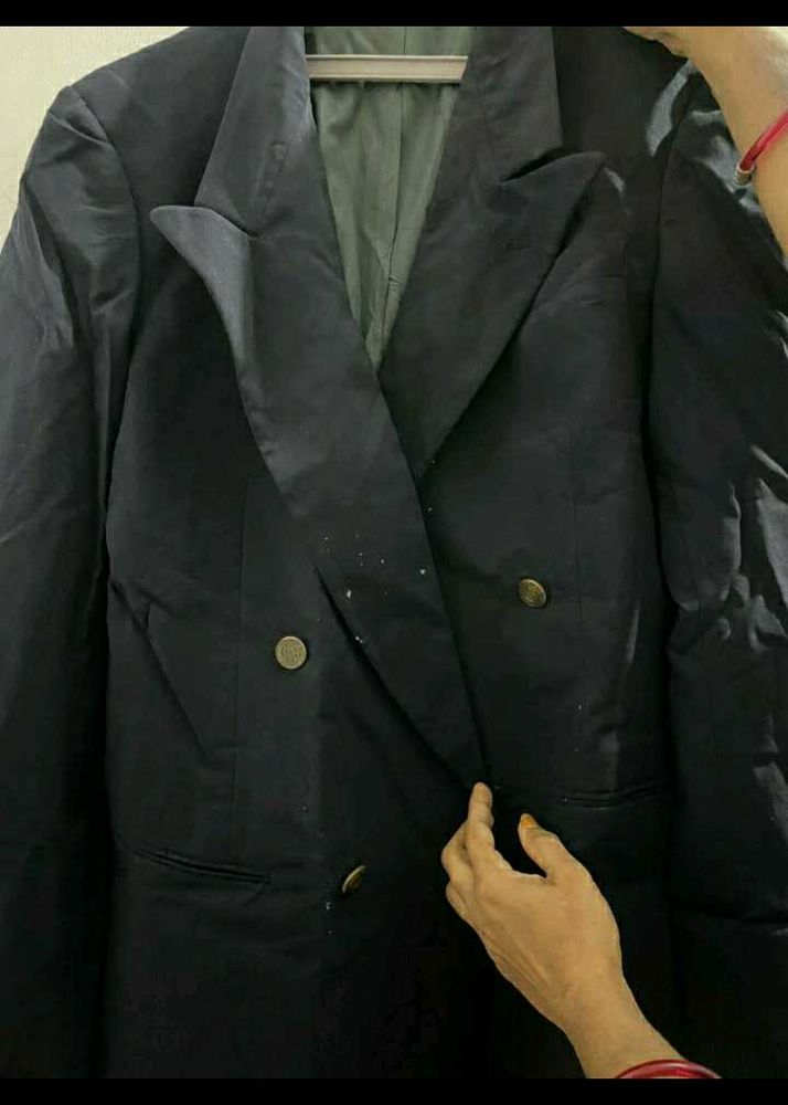 Classic Navy Blue Blazer