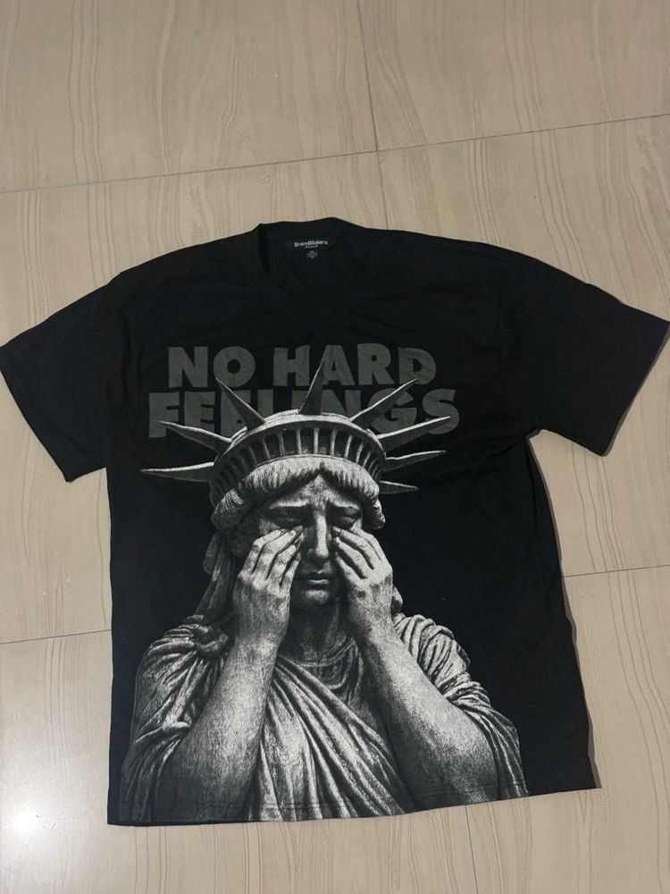 Black Graphic Print Tee