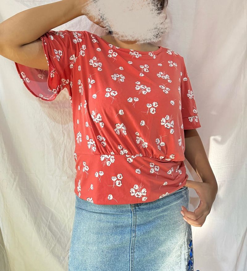 Floral Print Top