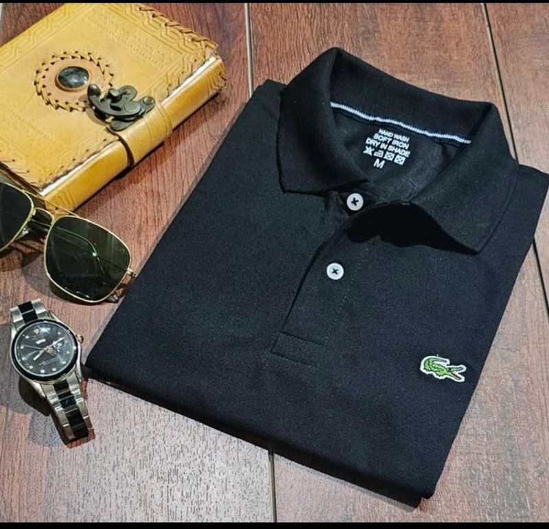 Lacoste Black Polo Shirt_ Brand New( M,L,XL)