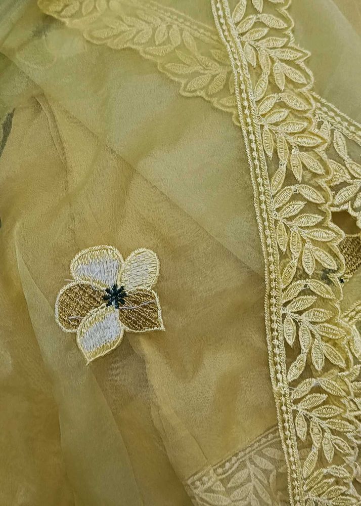 Beautiful Yellow Colour Straight Suit With Dupatta