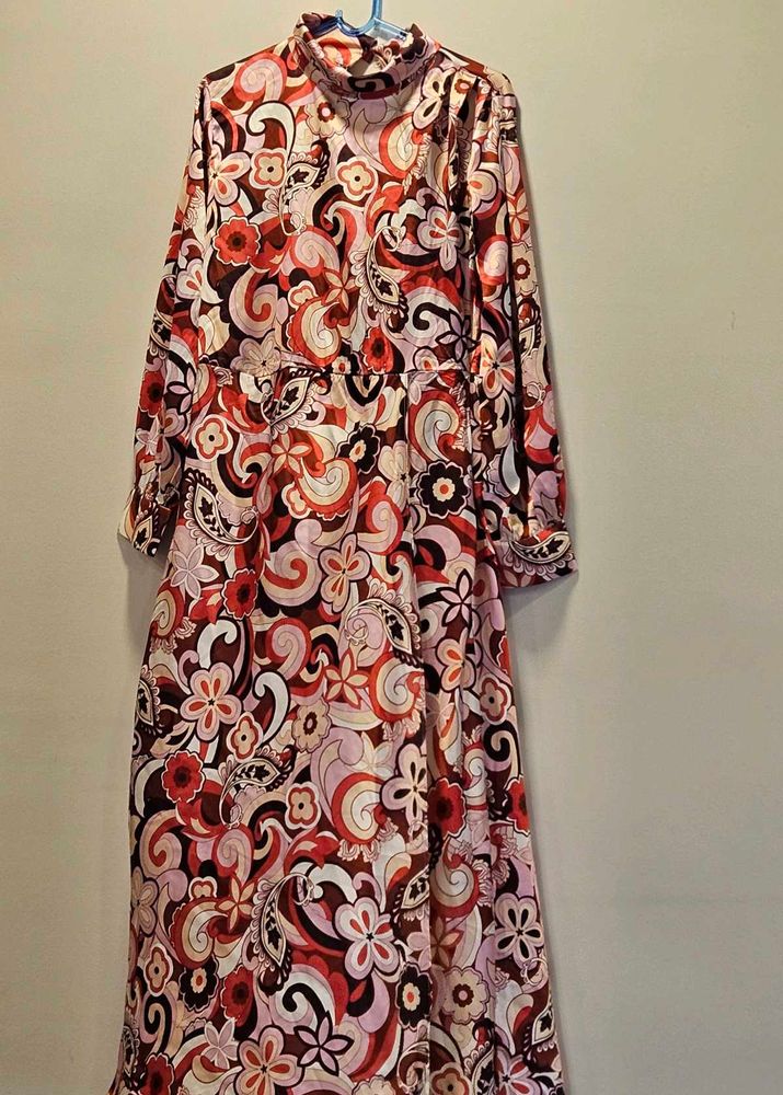 Floral Print Maxi Dress