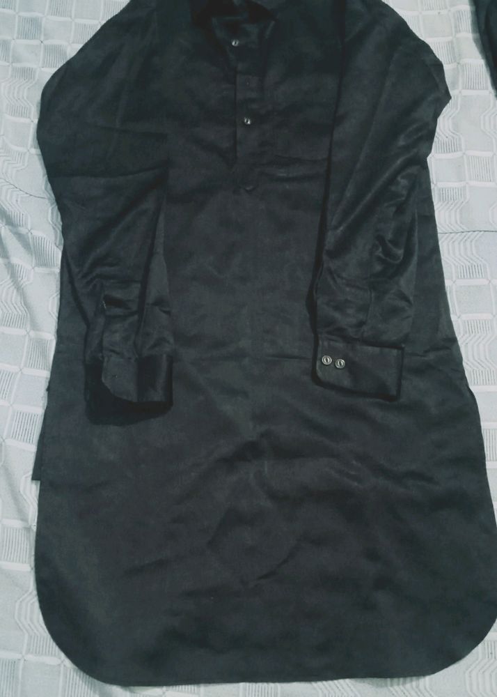 Black Pathani Suit For Boys