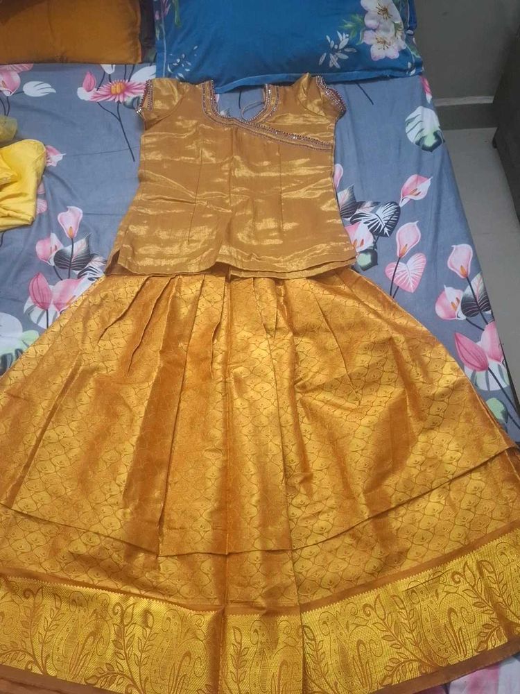 Golden Ethnic Dress