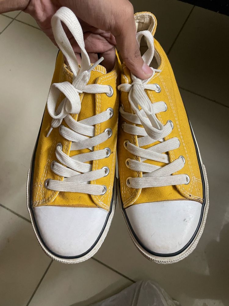 Yellow Casual Shoes