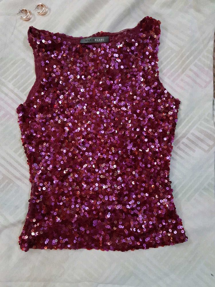 HEAVY SEQUIN TOP!!!