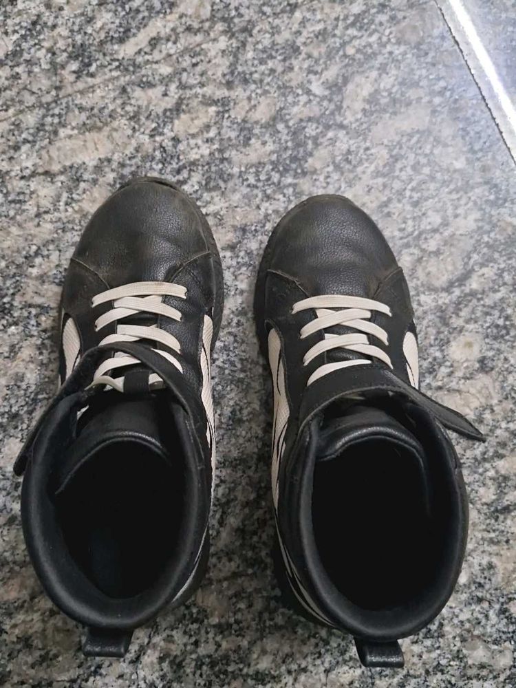 Black High Top Sneakers