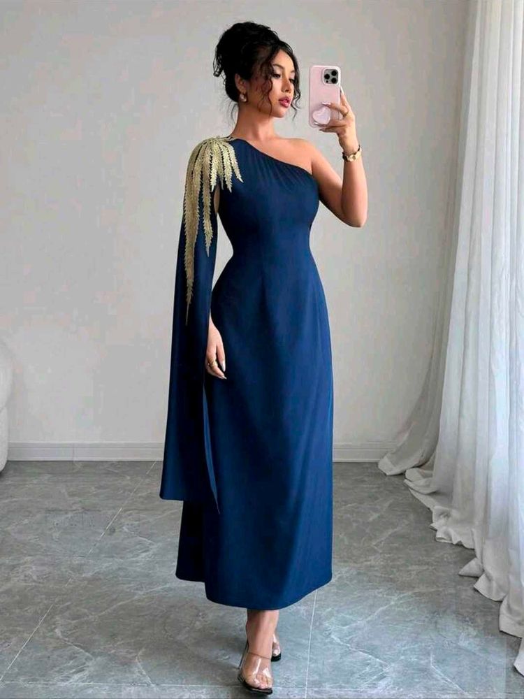 Elegant One-Shoulder Party Dress