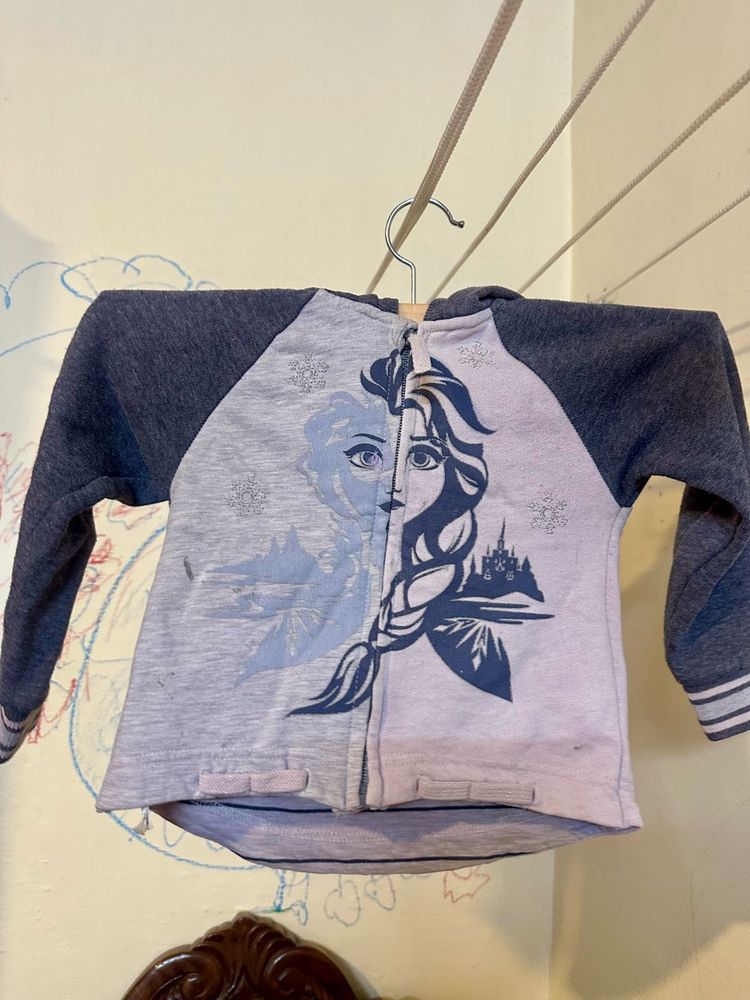 Frozen Elsa Zip-Up Hoodie
