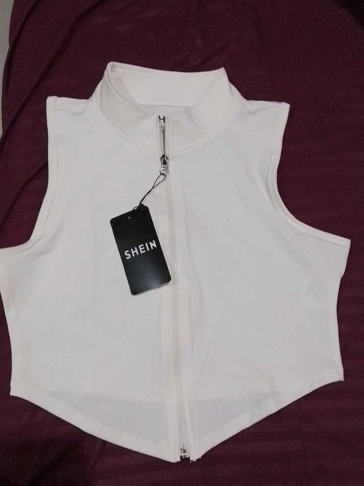 Shein Fitted High neck Top🎀