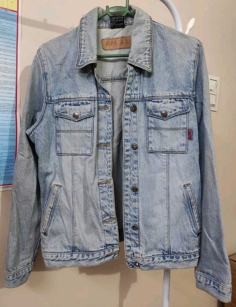Vintage Light Wash Denim Jacket