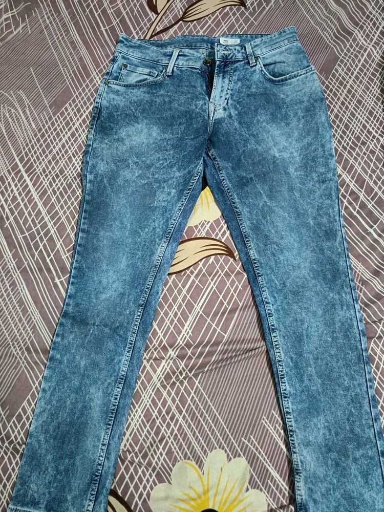 Original Spykar Blue Denim Jeans