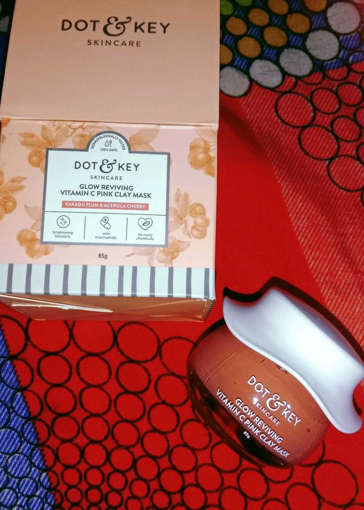 Dot &amp;Key Pink Clay Mask Vitamin C Glow 🌟 Skin
