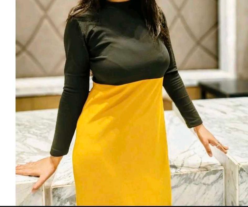 Color Block Mini Dress