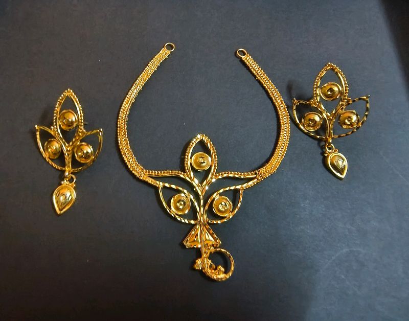 Durga MAA Gold Plated Necklace