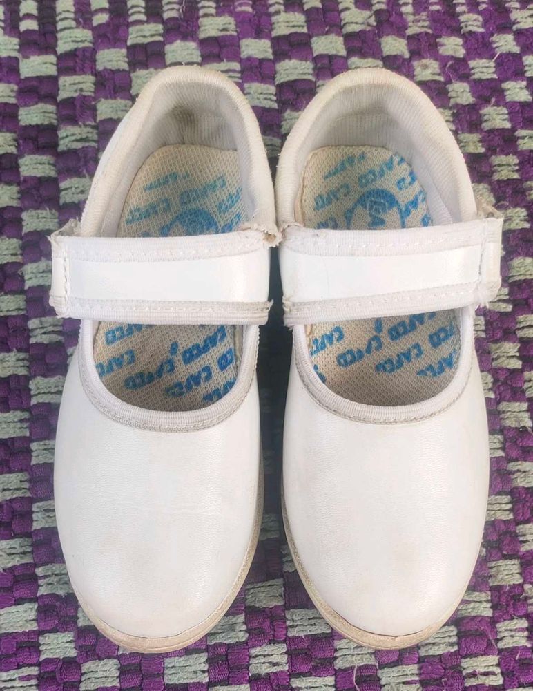 Girls White Shoes For School