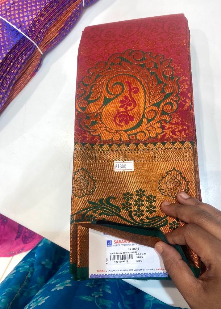 Brand New Pattu Saree With Tag