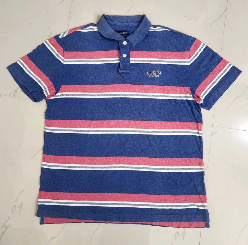 Striped Polo T-Shirt