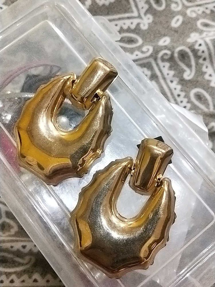 Statement Gold Earrings