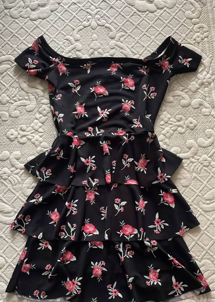 Ginger By Lifestyle Frill Floral Dress