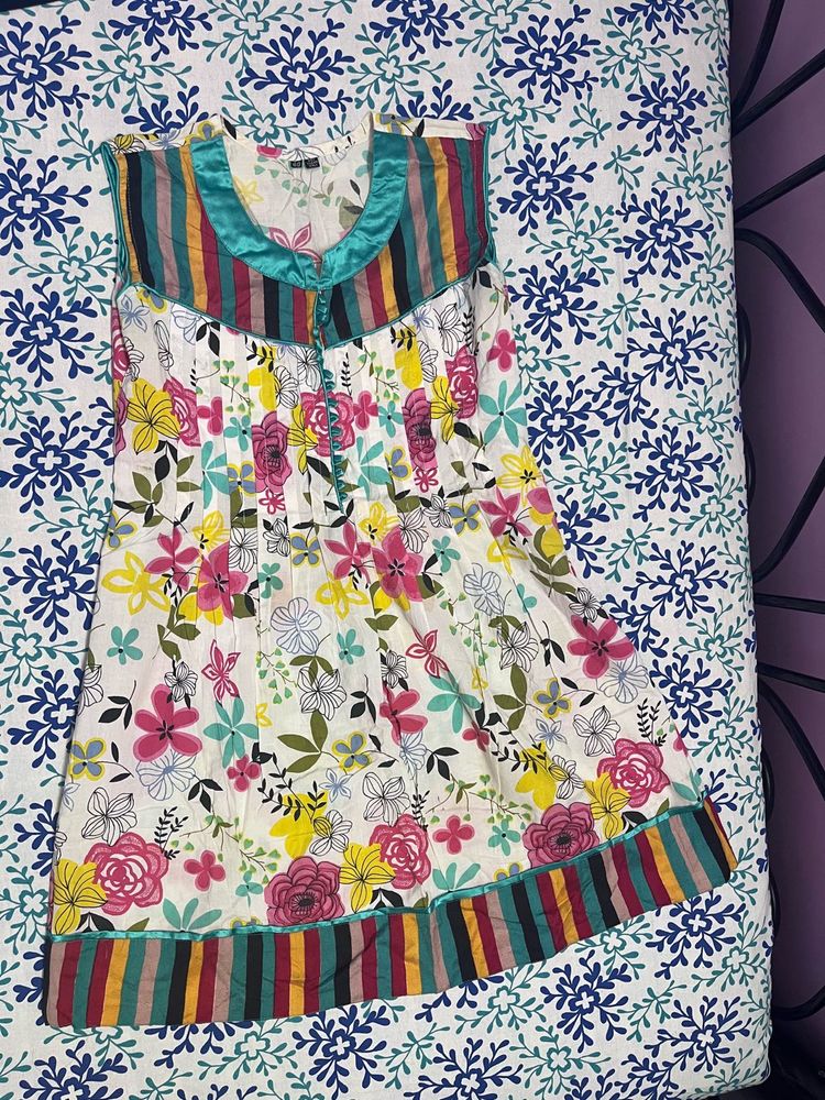 Multicolored Short Kurti For Women