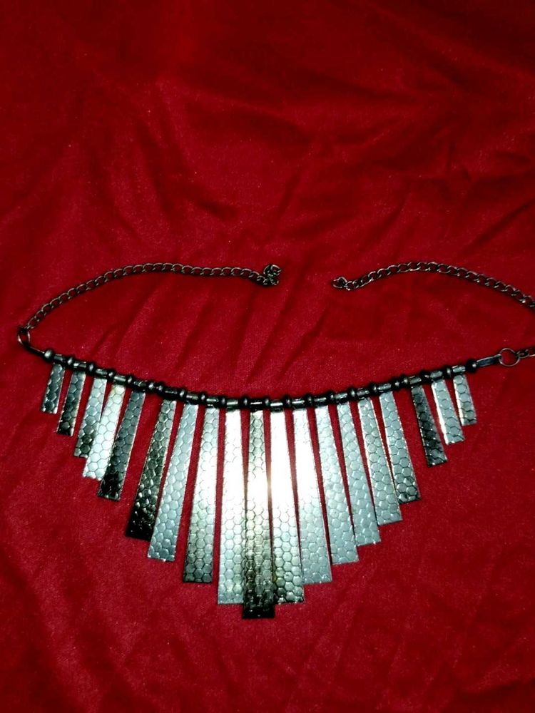 Silver Metal Necklace
